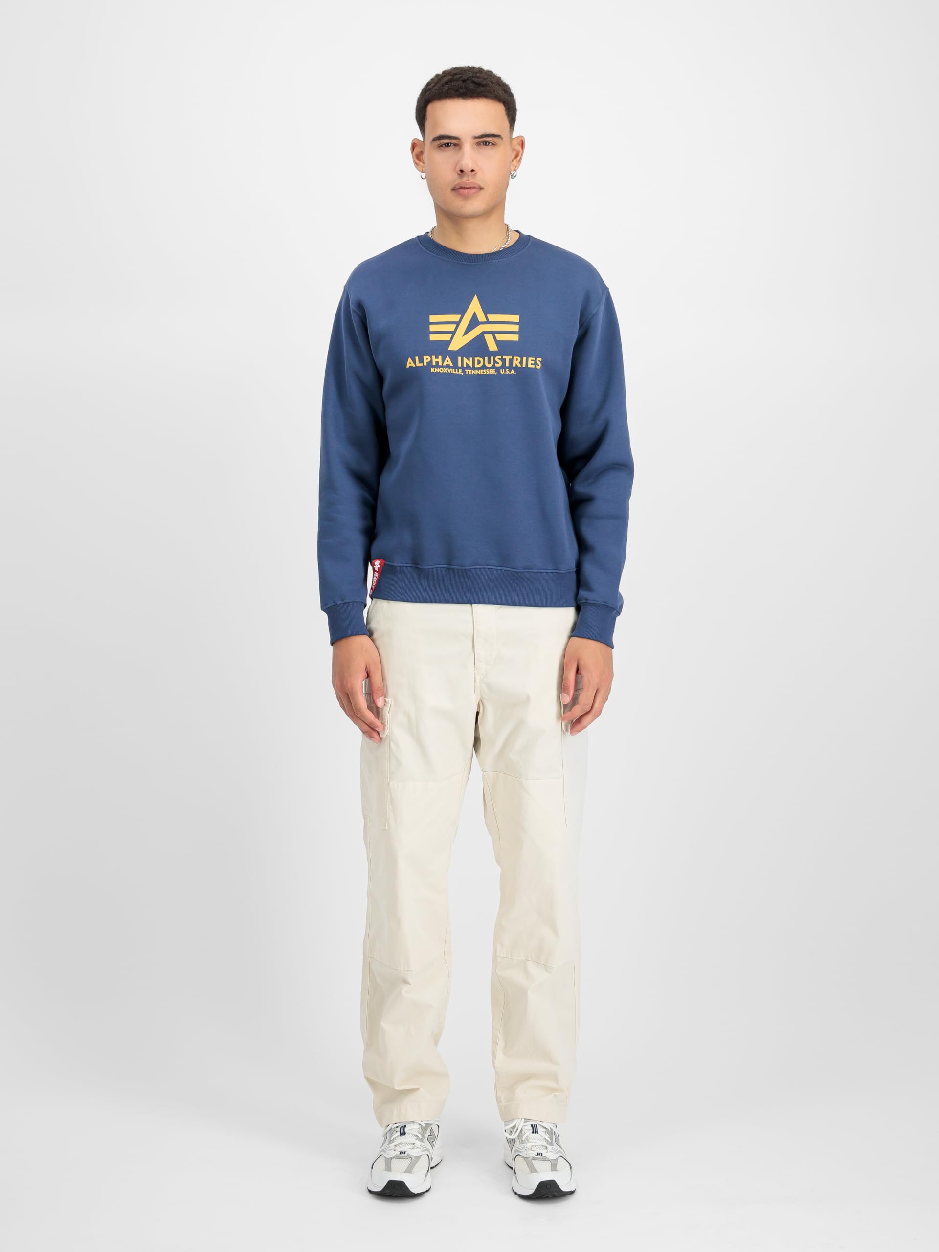 Alpha Industries Herren Basic Sweater Sweatshirt – Bild 2