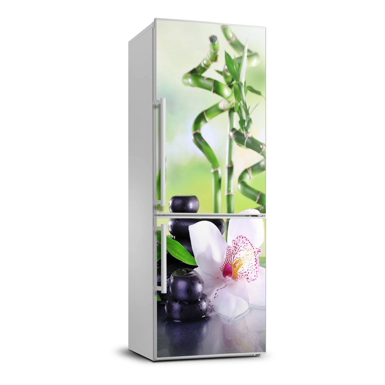 Vinilo para refrigerador de bambú Tulup 70x190 cm película autoadhesiva decoración cocina