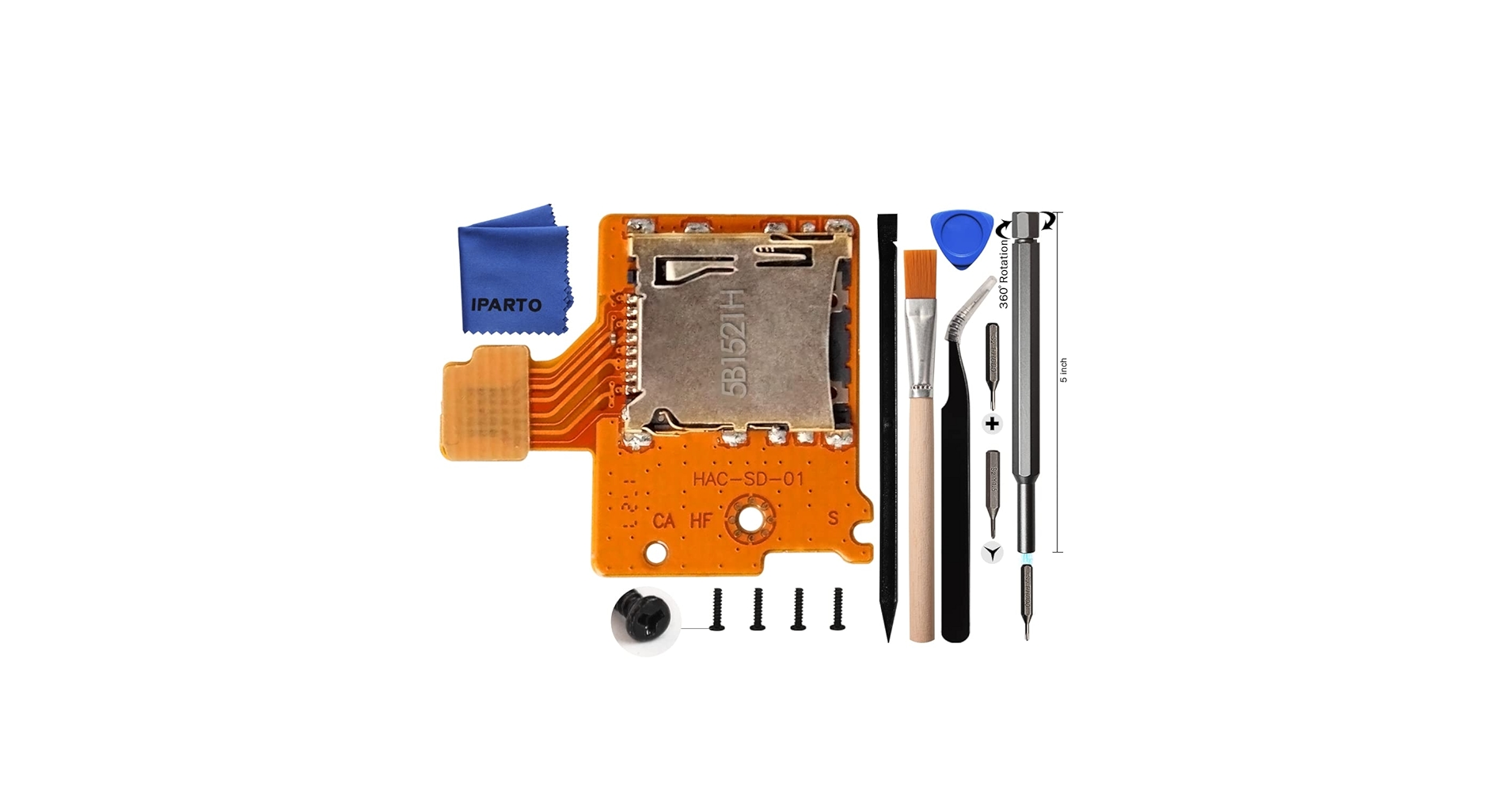 Amazon.com: iParto Micro SD Card Reader for Nintendo Switch