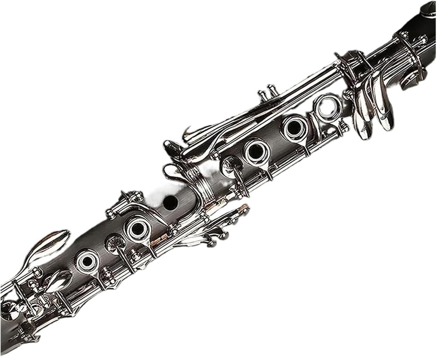 Wooden Ebony Bakelite 17key Bb KEY Clarinet Music