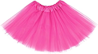 Century Star 4 Layers Tutu for Toddler Girls Tulle Ballet Dance Skirts Princess Fluffy Kids Dress up Birthday Party 2-8 Years