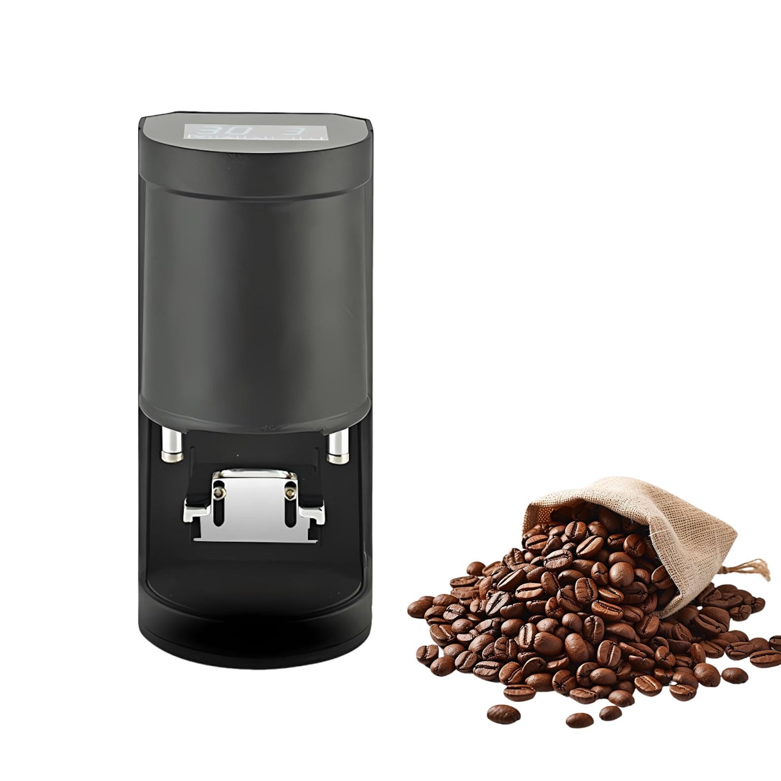 Prasa Do Kawy Espresso Automatyczny Tamper Do Kawy, Elektryczny Tamper Espresso, łatwy W Czyszczeniu, Do Gastronomii I Zastosowań Domowych(Threaded base Black)