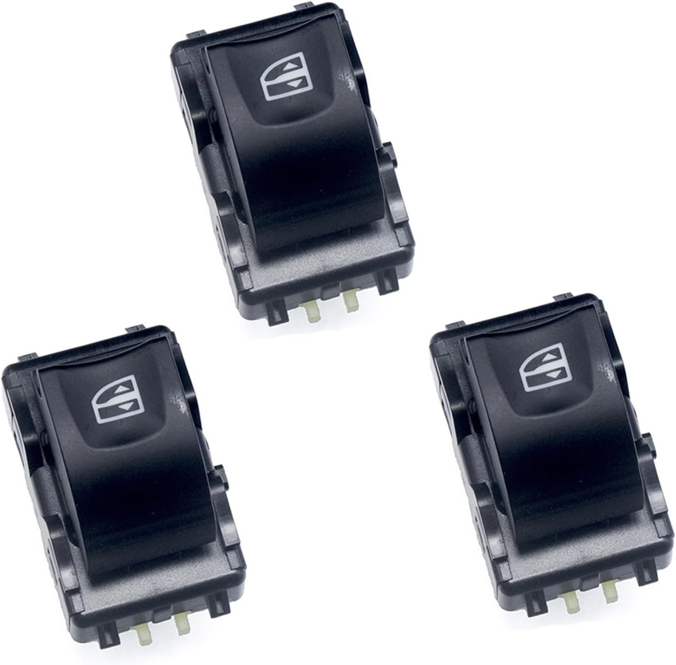 Car Power Window Switch for Dacia Logan Duster Box for Renault for Captur 254218614R 25417475R Car Side Power Electric Window Switch Button(3pcs)