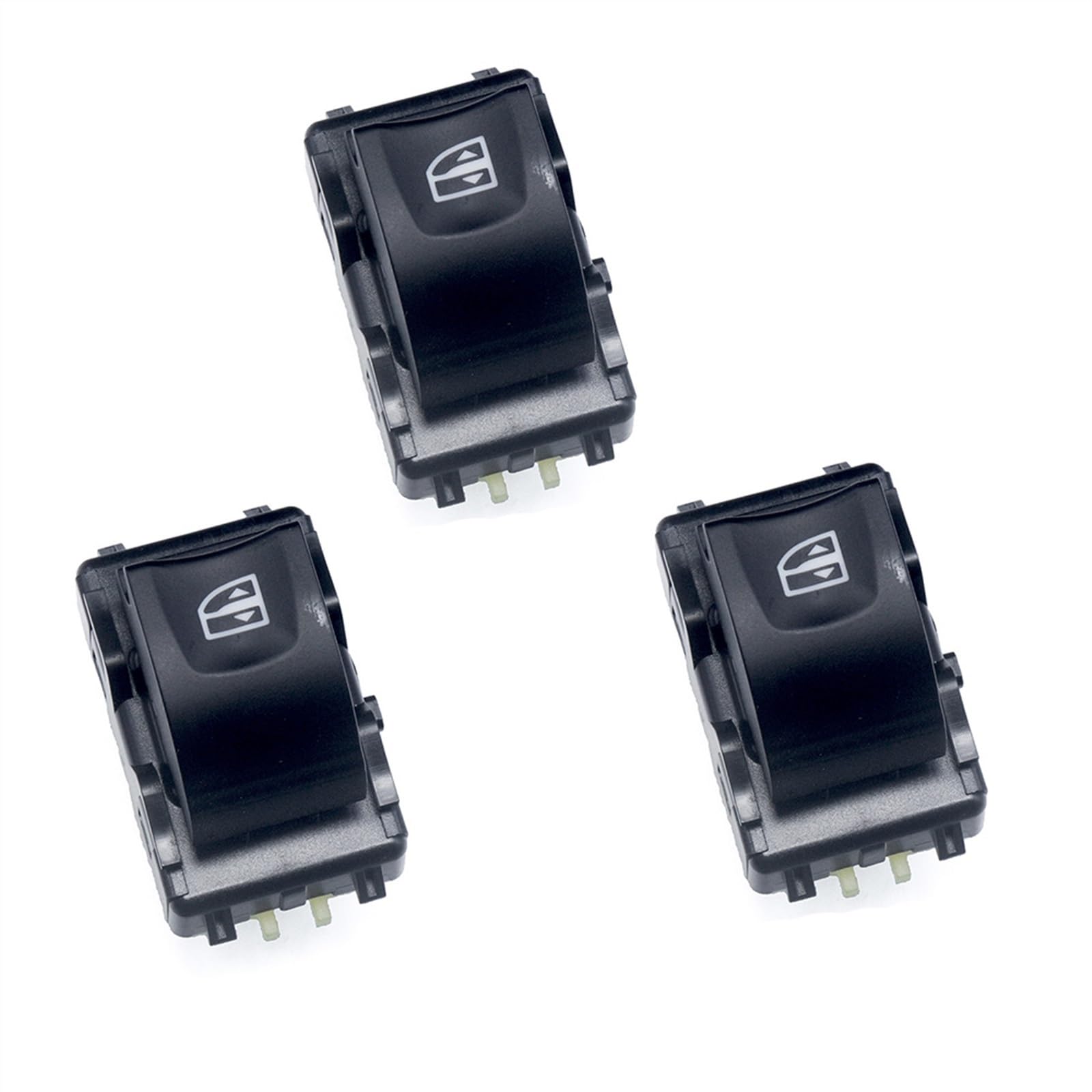 Interruttore di controllo del sollevatore elettric Per Dacia Logan Duster Box per Renault per Captur 254218614R 25417475R Pulsante interruttore alzacristallo elettrico laterale auto(3pcs)