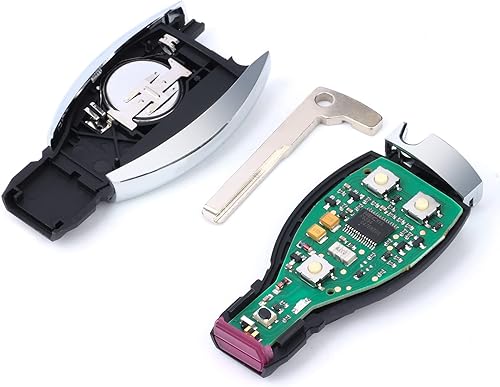 Miniatura 3 de Beefunny 315MHz Smart 3+1 4 botón de reemplazo remoto llavero para Mercedes-Benz Soporte NEC y BGA 2000-2014, 705 Moto (2)