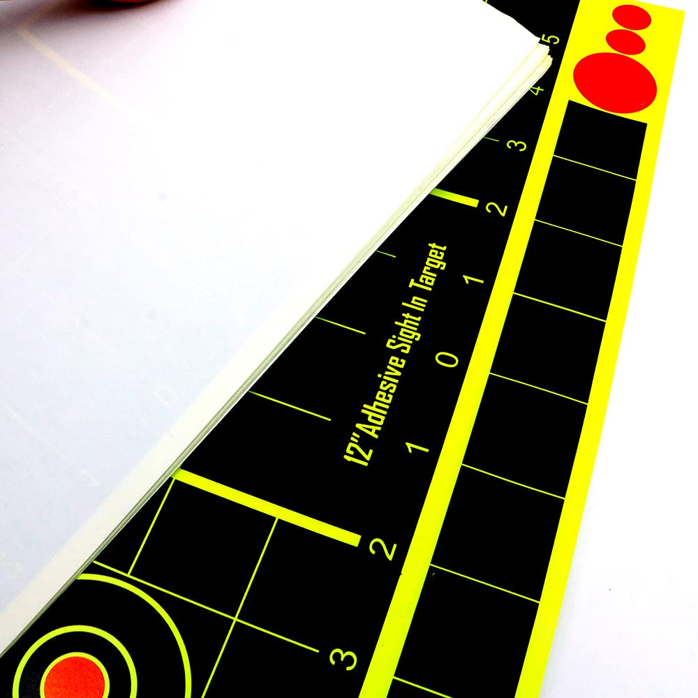 Confezione da 10 bersagli di tiro Splatterburst Adesivo Bersagli di tiro Scatti Burst Bright Fluorescent Yellow in Caso di Impatto