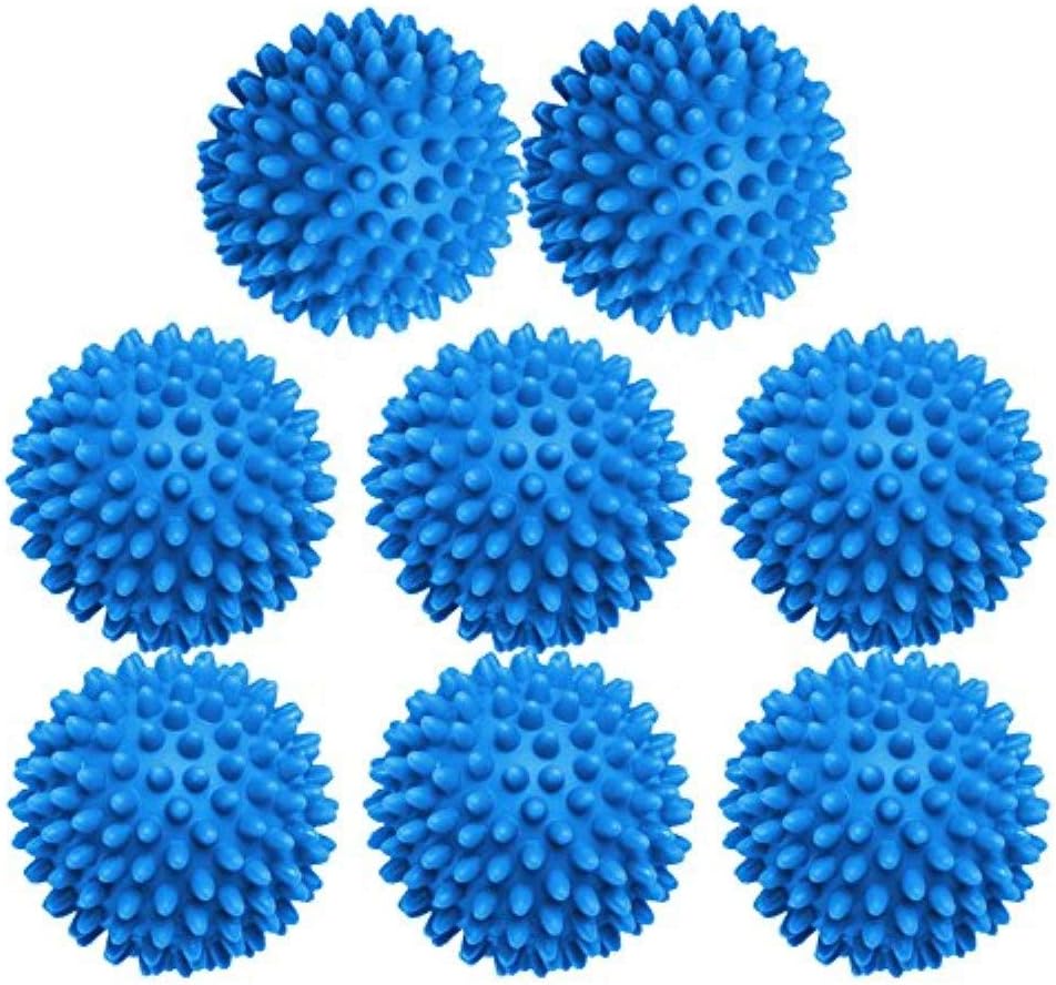 XIEHE Dryer Balls 8 Pack - 2.7 Inch Non-Toxic Reusable Dryer Balls