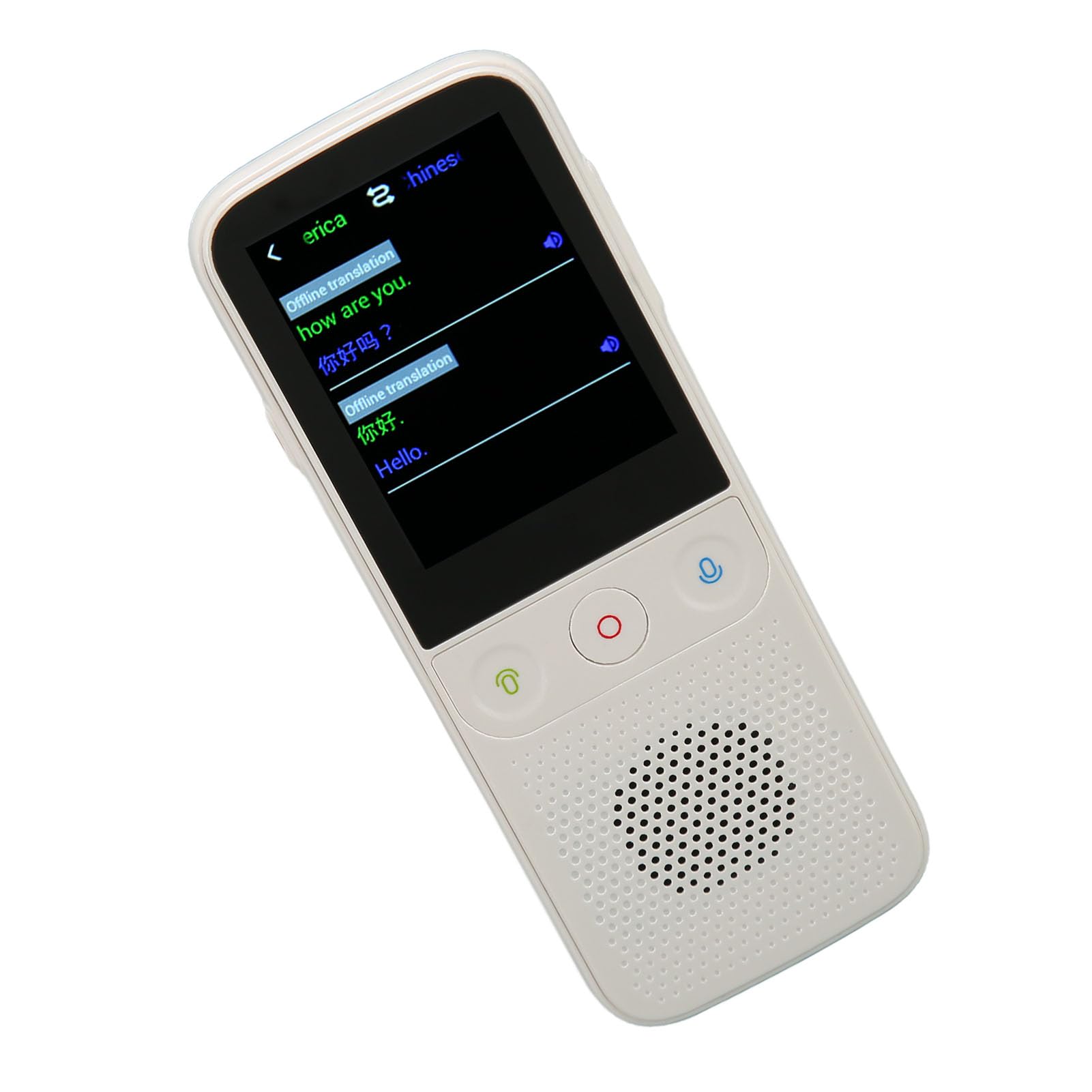 Dispositif de Traduction Vocale Intelligent, 138 Langues, (White)