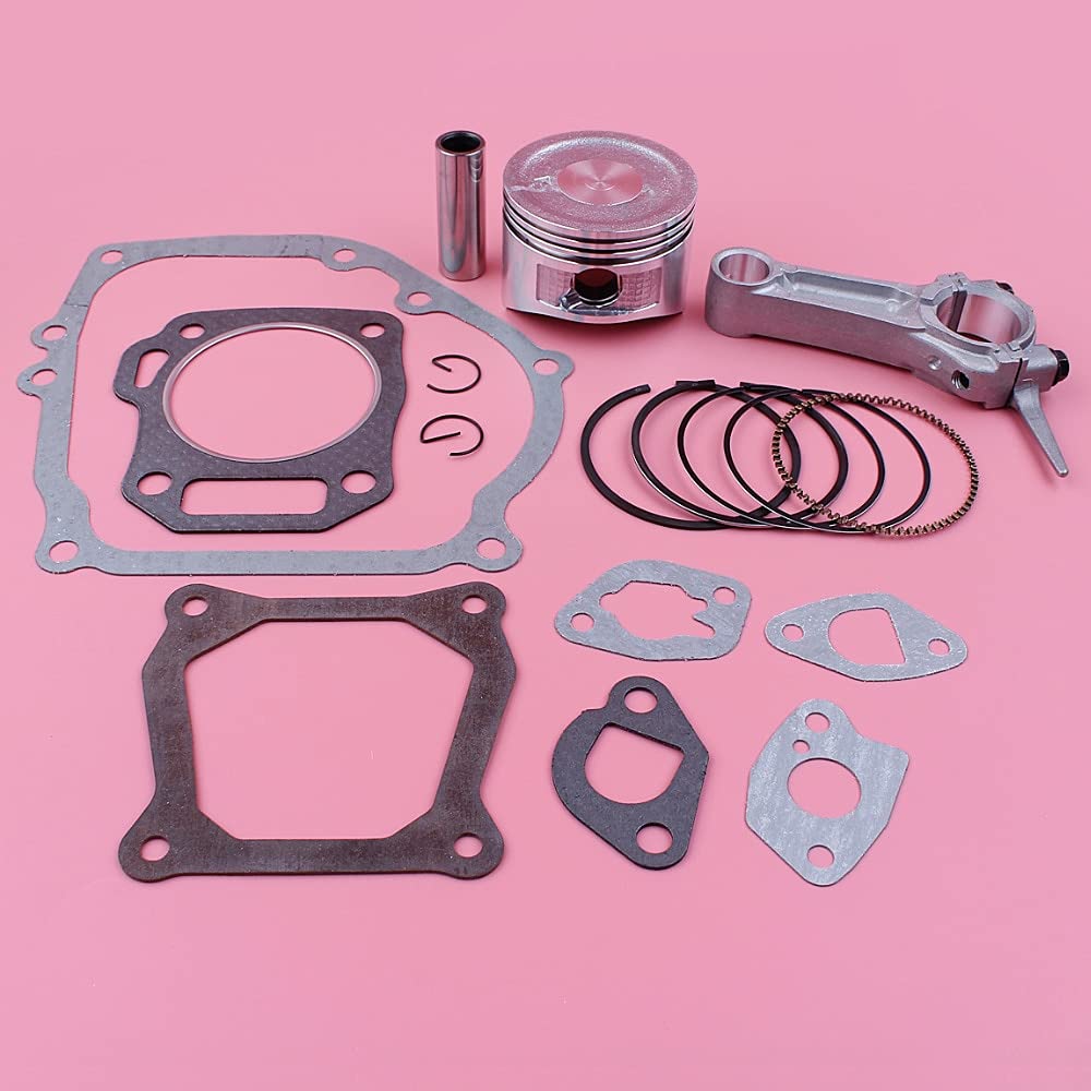 [Accesorios de herramientas] Kit de junta completa de anillo de pistón de 68mm de biela Compatible con Honda GX160 5.5HP GX 160 Motor cortacésped pieza de repuesto