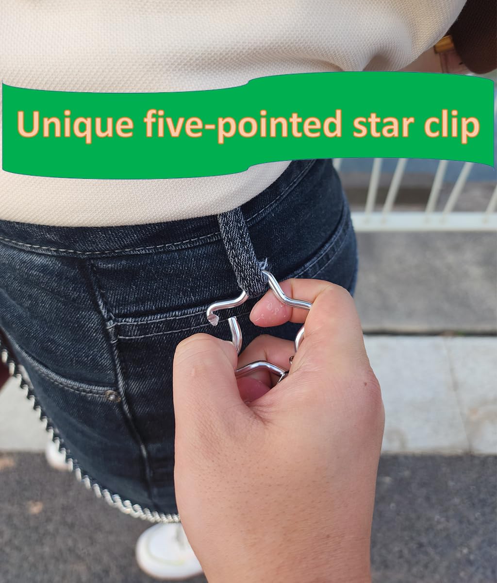 TFORESTER Wallet Chain Pants Pocket Chain Belt Chains Jean Chains 22.5