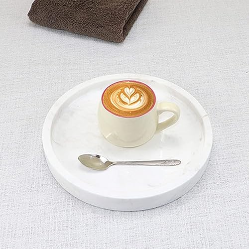 Miniatura 10 de StonePlus Bandeja de baño de mármol real natural para tazas, champú y perfume (negro gris, 9.84 pulgadas de profundidad x 1.18 pulgadas de alto)