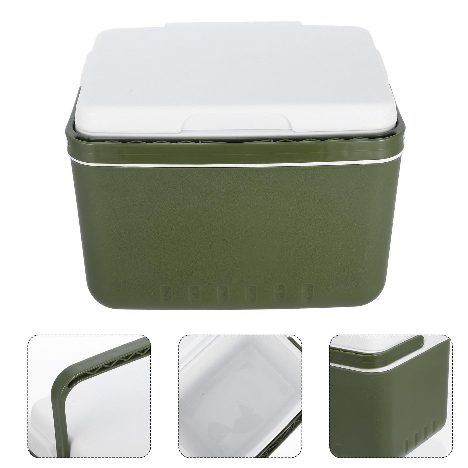 Borsa Termica Portatile da Campeggio 6l Verde in Pe Pp | Pratica e Multifunzione, per Picnic e Attività All'aperto, Contenitore per Alimenti