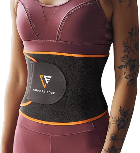 Miniatura 6 de Copper Edge Cinturón de entrenamiento para mujeres y hombres, moldeador de entrenamiento con iones de cobre para mejorar el efecto de sudoración