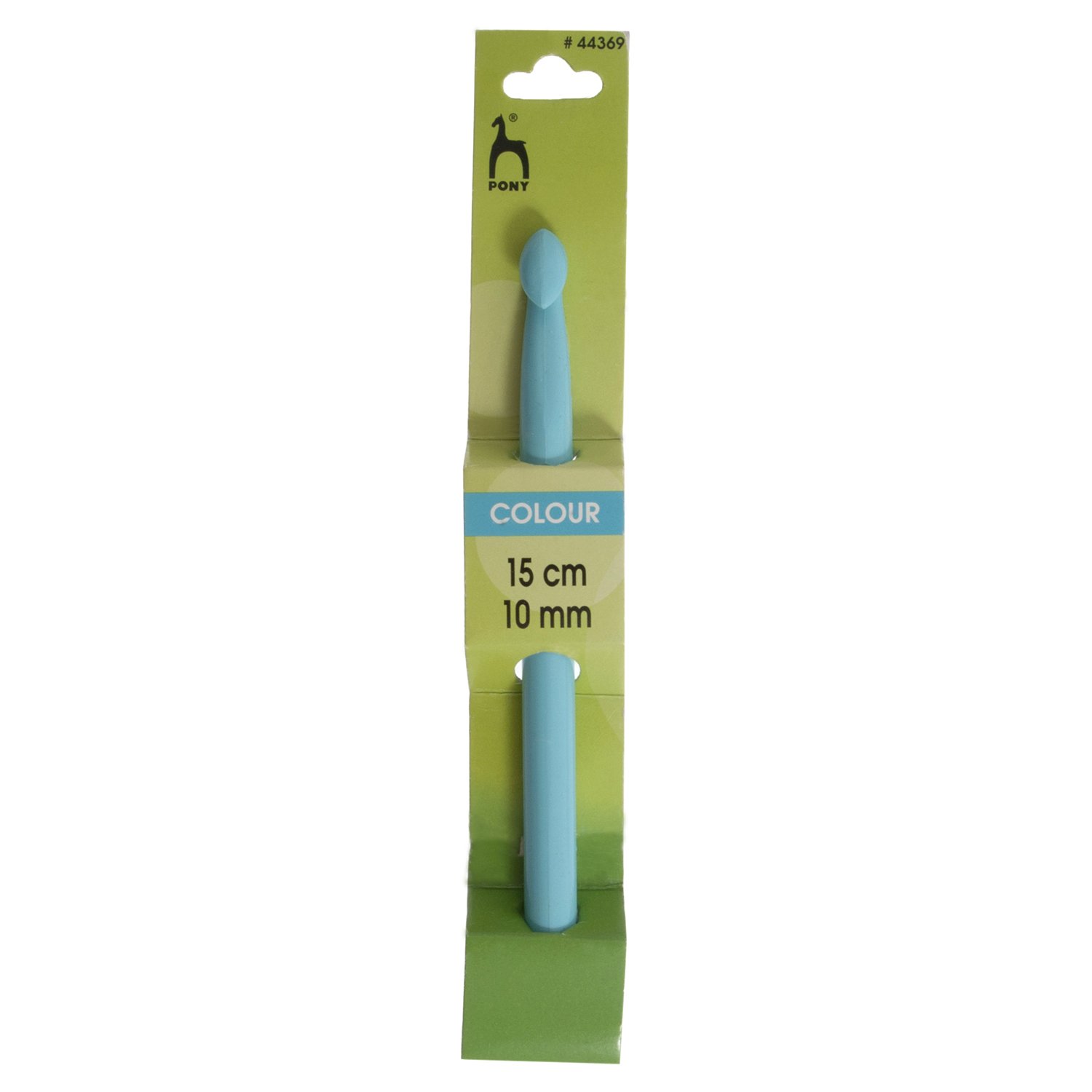 Pony Coloured: Crochet Hook: Plastic: 15cm x 10.00mm, Multi, 10mm