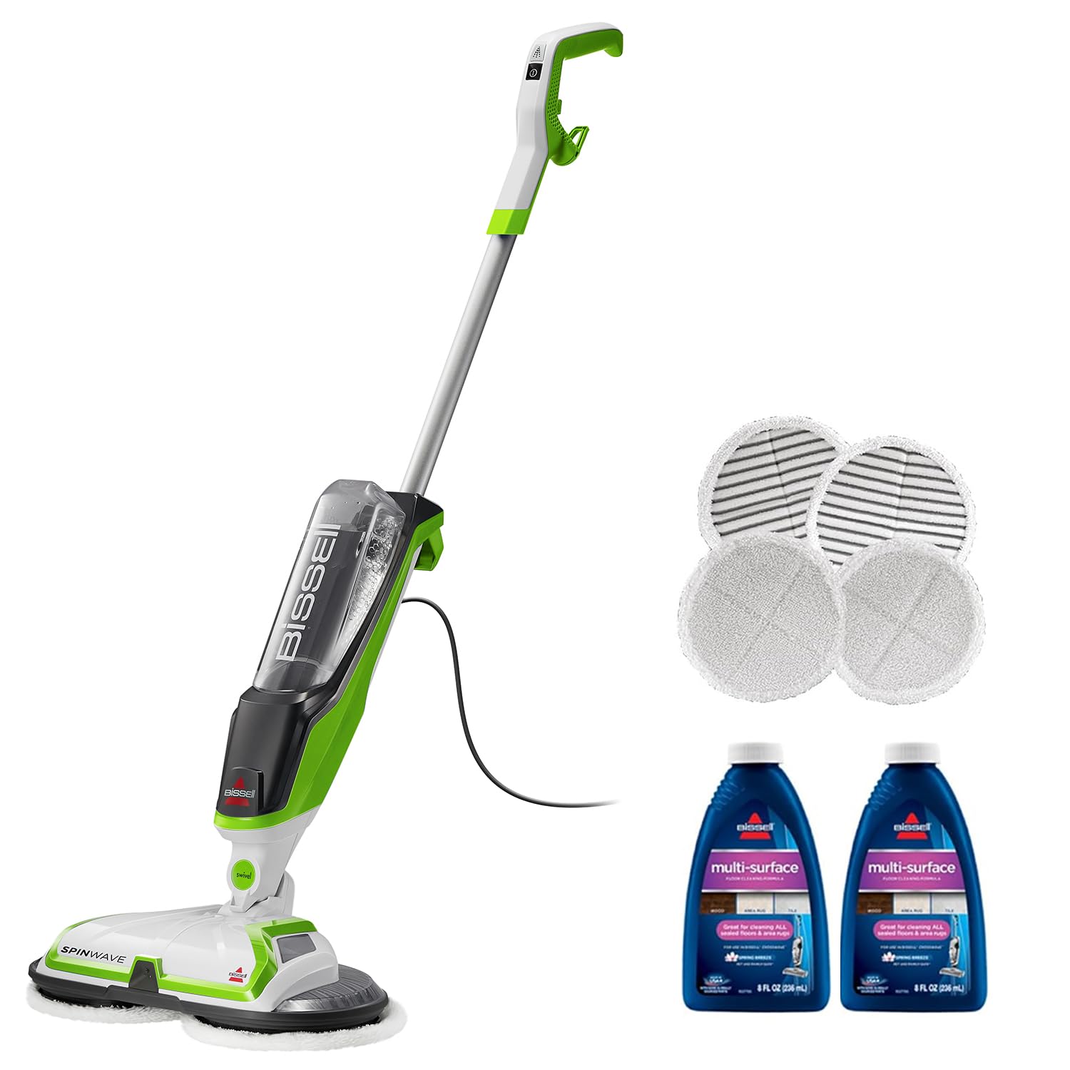 Bissell Spinwave Corded Hard Floor Mop with On-Demand Spray