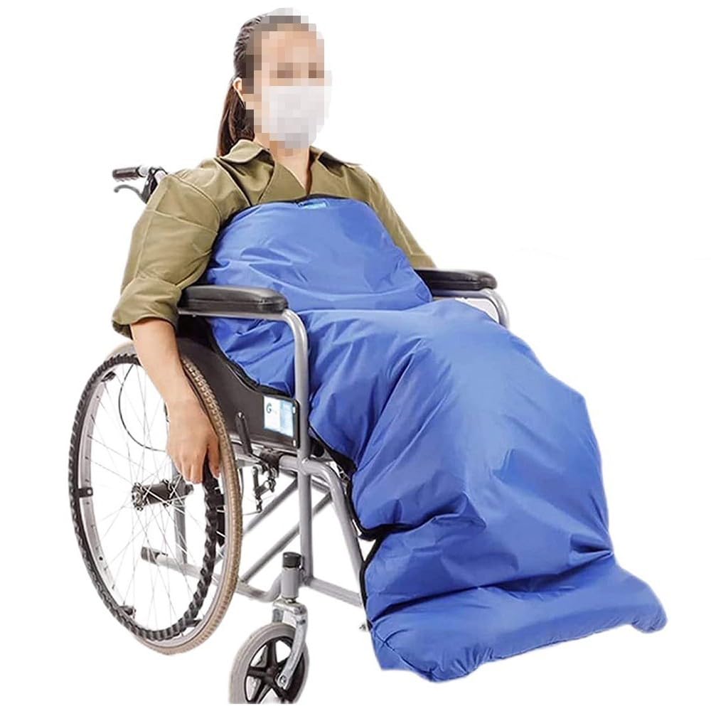 Bequeme Rollstuhl Beinabdeckung Winter,Winddichter Rollstuhlsack Fleecefutter Fleece Fußsack Rollstuhl Winddicht Wasserdicht Geeignet Kalte Tage Optimal Rollstuhlfahrer