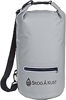 Vista 10 de Skog Å Kust DrySak - Bolsa impermeable con tapa enrollable para viajes y al aire libre - tamaños de 5, 10 y 20 litros