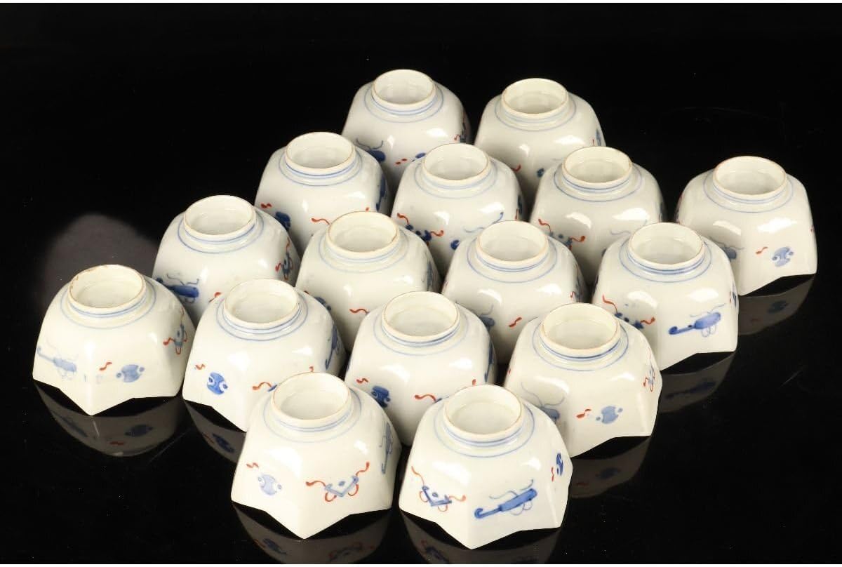 益子焼　地釉赤絵鉢　須藤武雄作 益子焼 地釉赤絵鉢 須藤武雄作