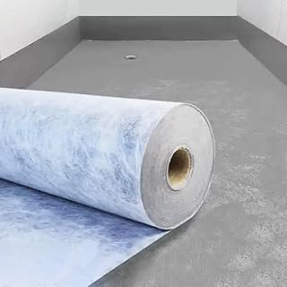 Waterproof Membrane Band Roll - Flexible Cuttable, Bathroom Shower Underlayment Membrane, Roof Anti-Seepage Protective Barrier for Concrete Foundation(1.15x15m/3.8x49.2ft)