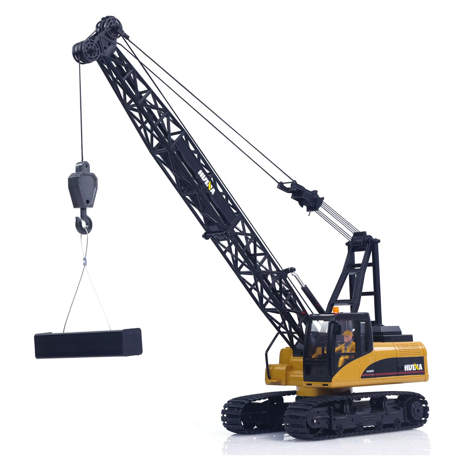 HUINA 572 15CH RC 1/14 grúa de construcción camión torre excavadora modelo coche hobby grado modelo para adulto hobby