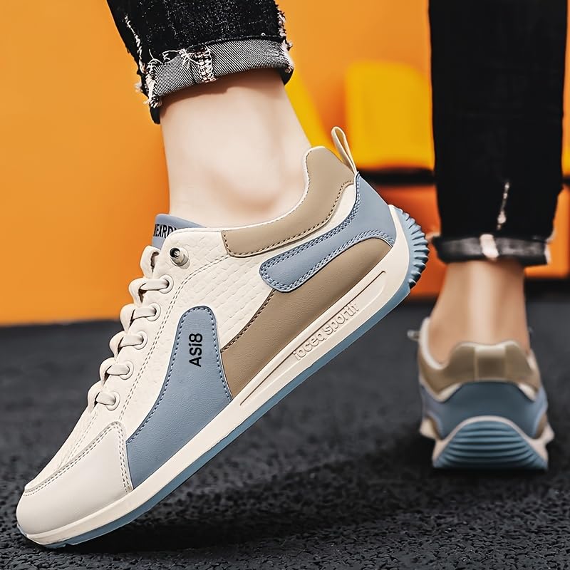 Men's Fashion Sneakers - Casual Low-Top Lace-Up Shoes, Ideal for All Seasons4