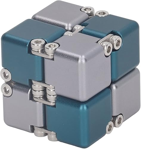 Miniatura 8 de VGEBY Bloques sensoriales de mano para relajar el cerebro, ansiedad, estrés, bloques de mano de aleación con la parte superior de los dedos,