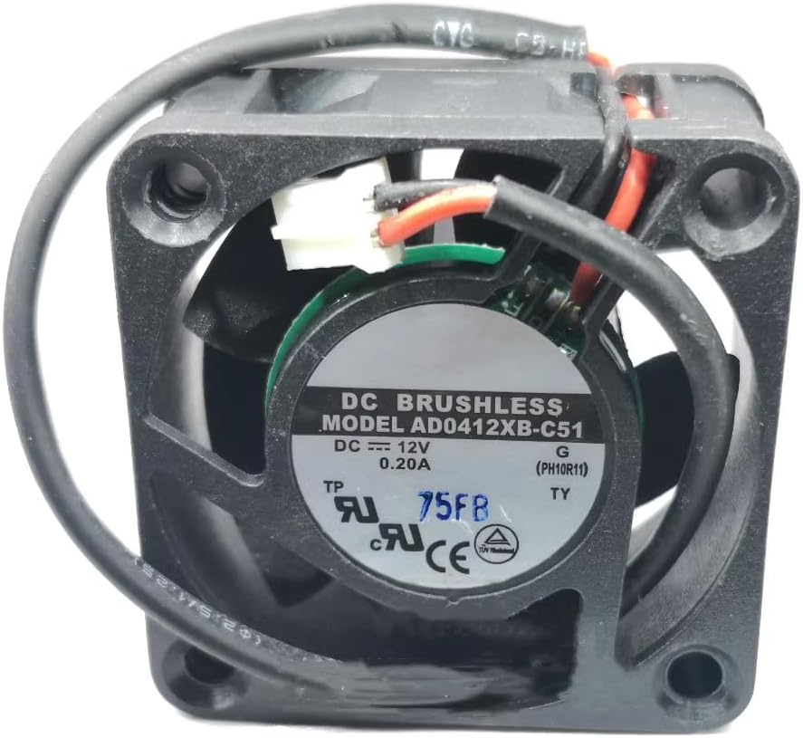 DC12V 0.20A AD0412XB-C51 4020 4cm 2-Wire Cooling Fan