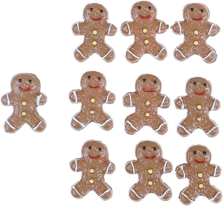 100 Pieces Slime Charms Christmas Resin Flatbacks Ornaments Mini Xmas Crafts Resin Decorations Slime Beads Making Supplies for DIY Scrapbooking Embellishments Jewelry Cell Phone Case, Random Styles