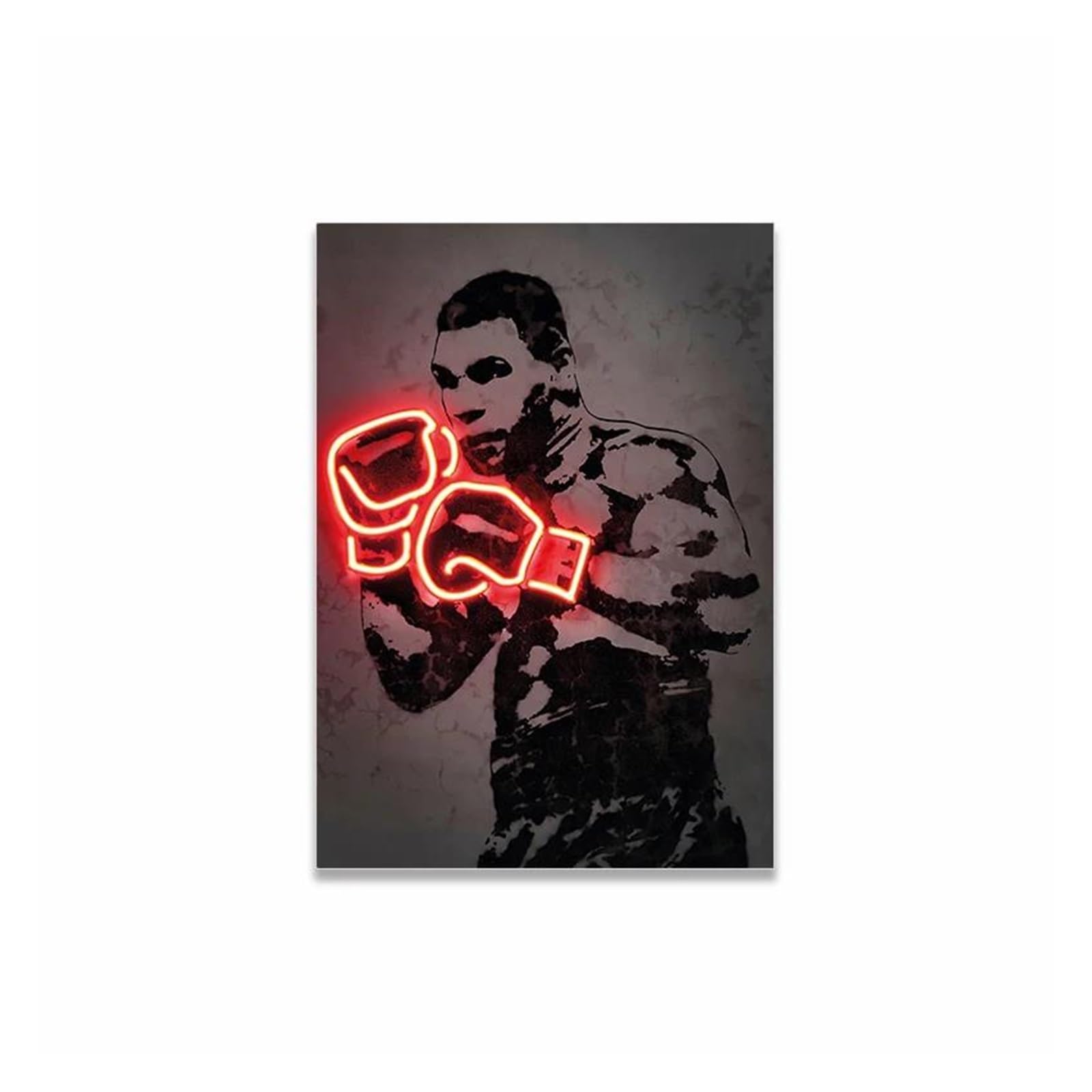 Affiche de boxer en toile imprimée moderne 40x60cm pour maison