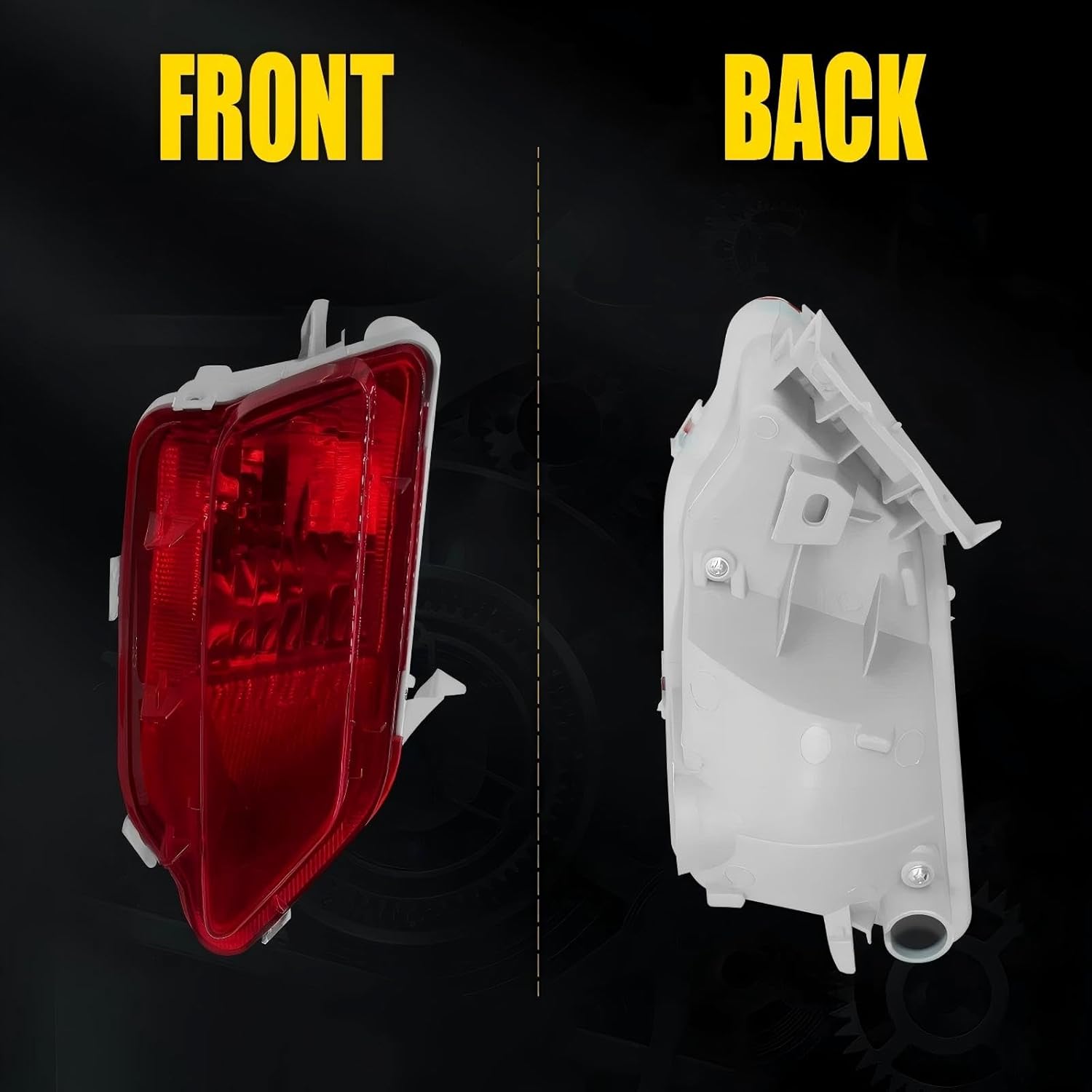 Left Driver Side Rear Bumper Reflector Light for Toyota RAV4 2013 2014 2015 Red 814900R010 TO1184107