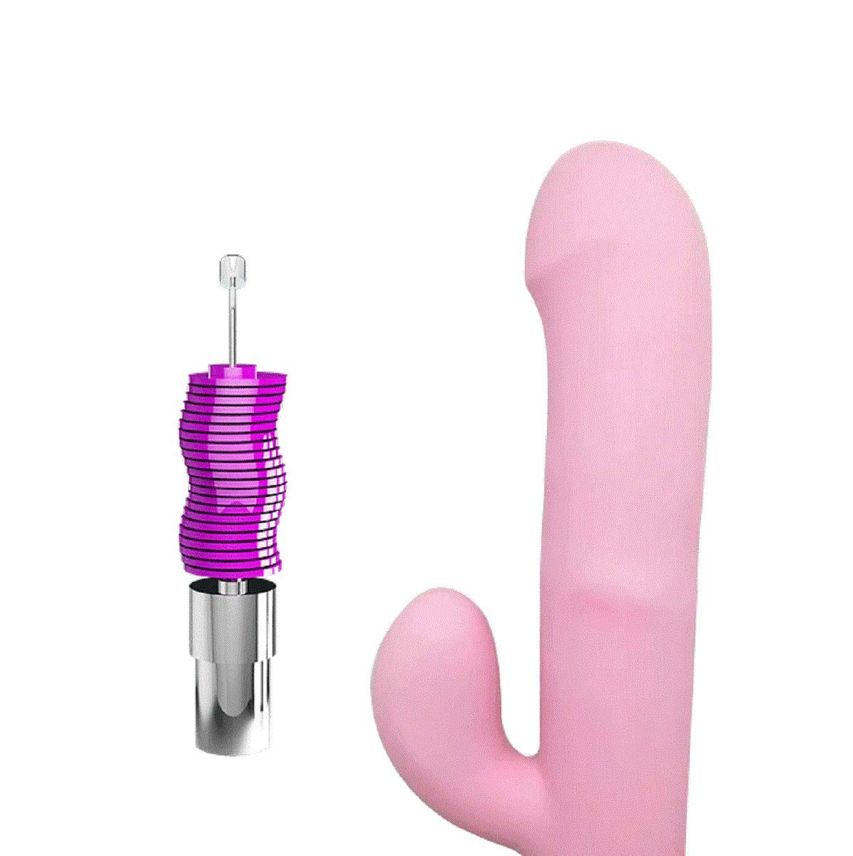 Baile Vibromasseur Rechargeable Rotatif Truman Rose