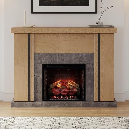 Country Living Graham 55 Inch Mantel Package 23 Inch