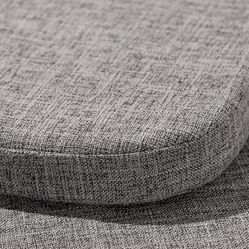 Tromlycs 14X14 Metal Chair Cushions Pads Set Of 4 For Tolix Metal Chairs Small Seat Cushions 14 Inch Grey #TOP4