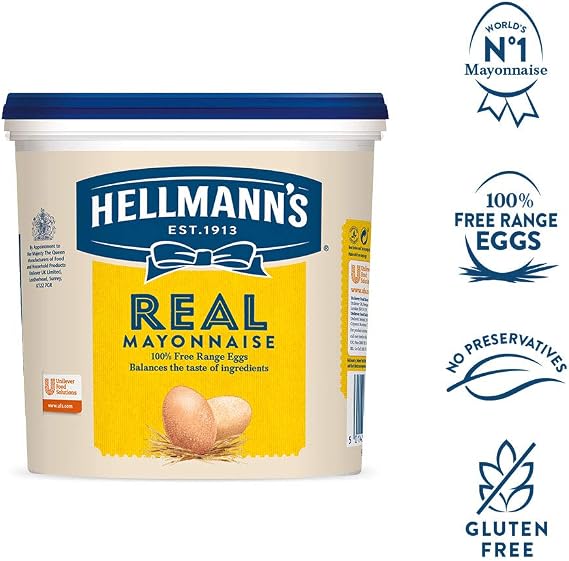 Hellmann's Real Mayonnaise, 5 Litres