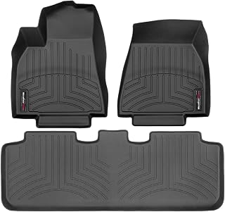 Custom Fit FloorLiners for Tesla Model Y - 1st & 2nd Row (4416491-4415972), Black