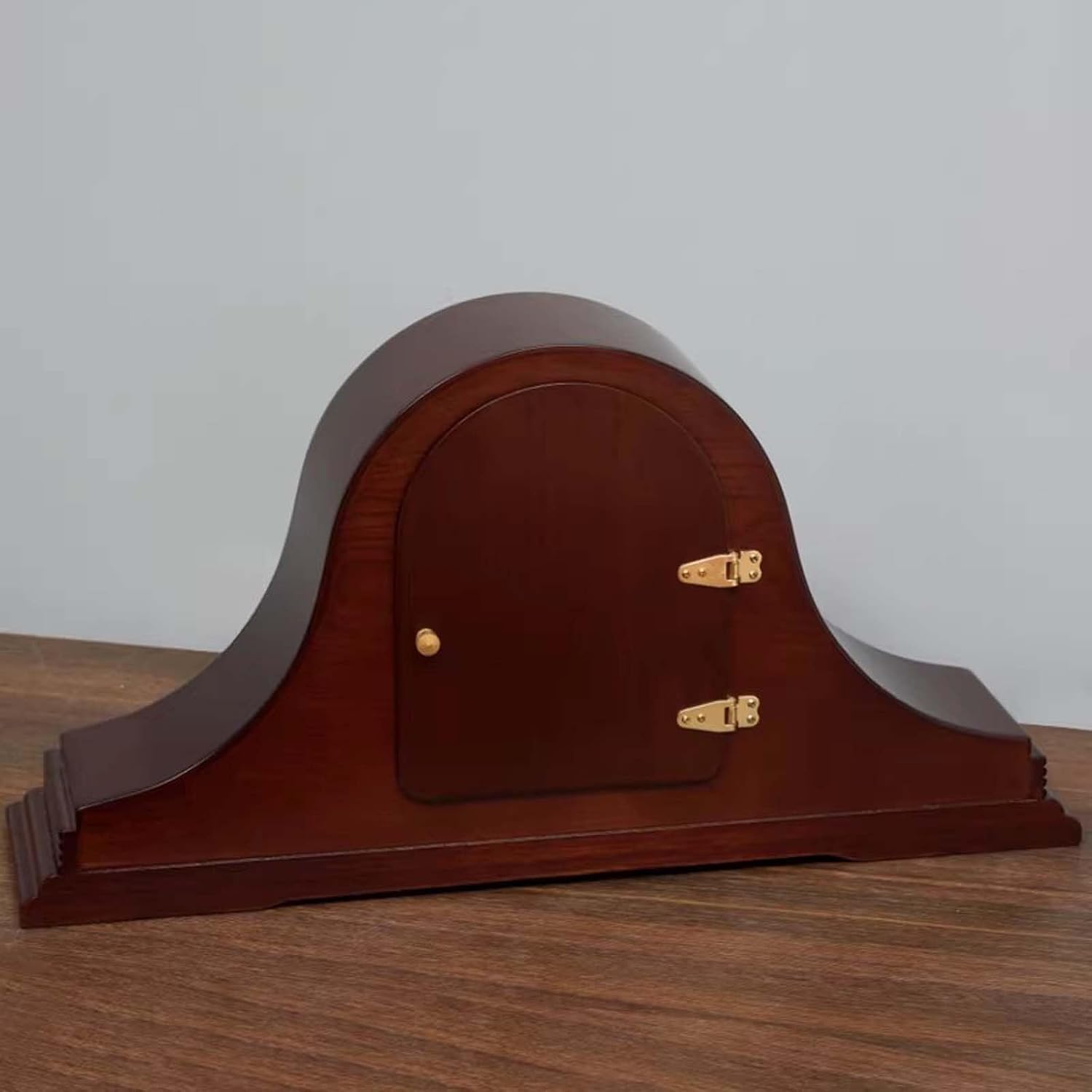 Reloj silencioso de madera, funciona con pilas, para decoración de sala de estar, oficina, estante y chimenea