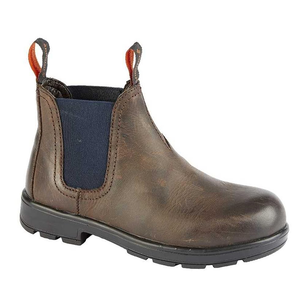 Roamers - Jungen Stiefeletten, Gewachstes Leder (31 EU) (Braun)