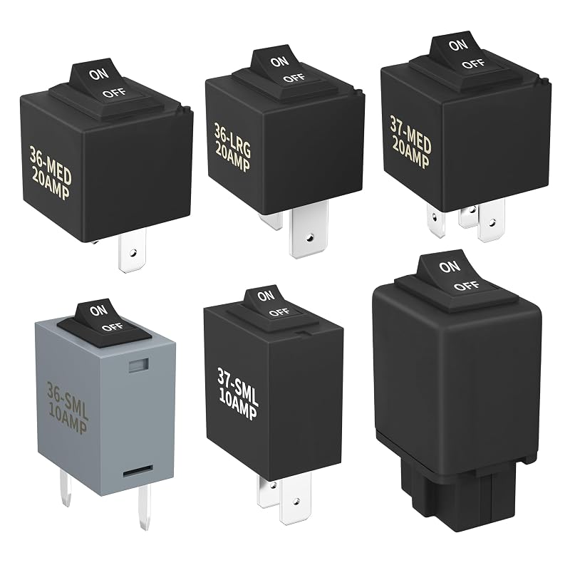 Kit de Teste e Bypass de Relé RVMARINEPAT 9038 para Diagnóstico Automotivo – 6 Unidades