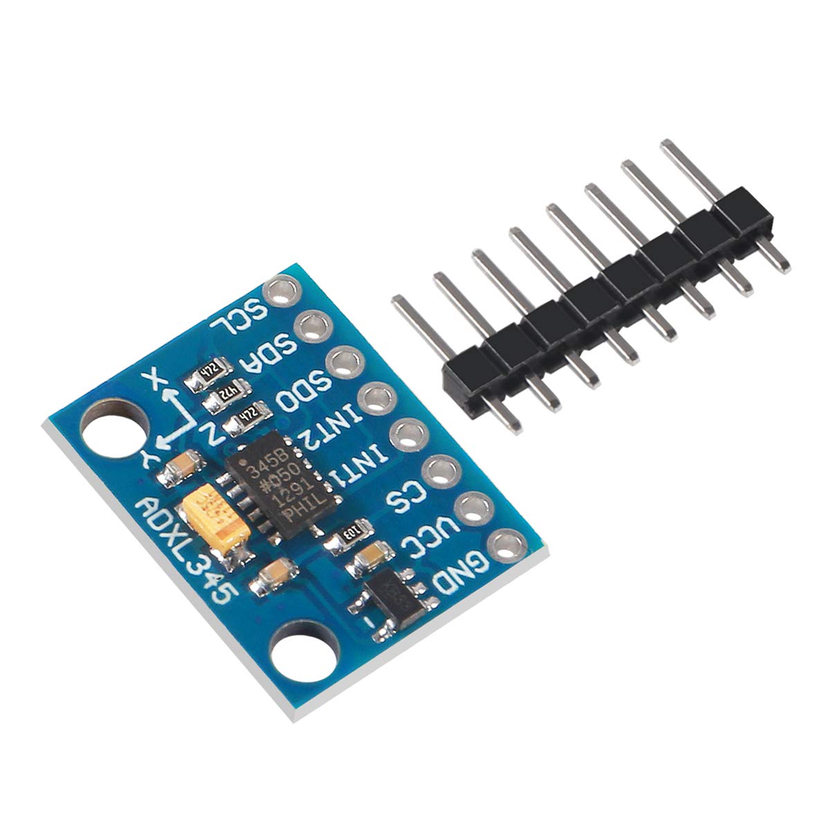 Module Accéléromètre ADXL345 GY-291 Triaxial Numérique - Capteur Gravité Et Inclinaison Pour Arduino IIC/SPI