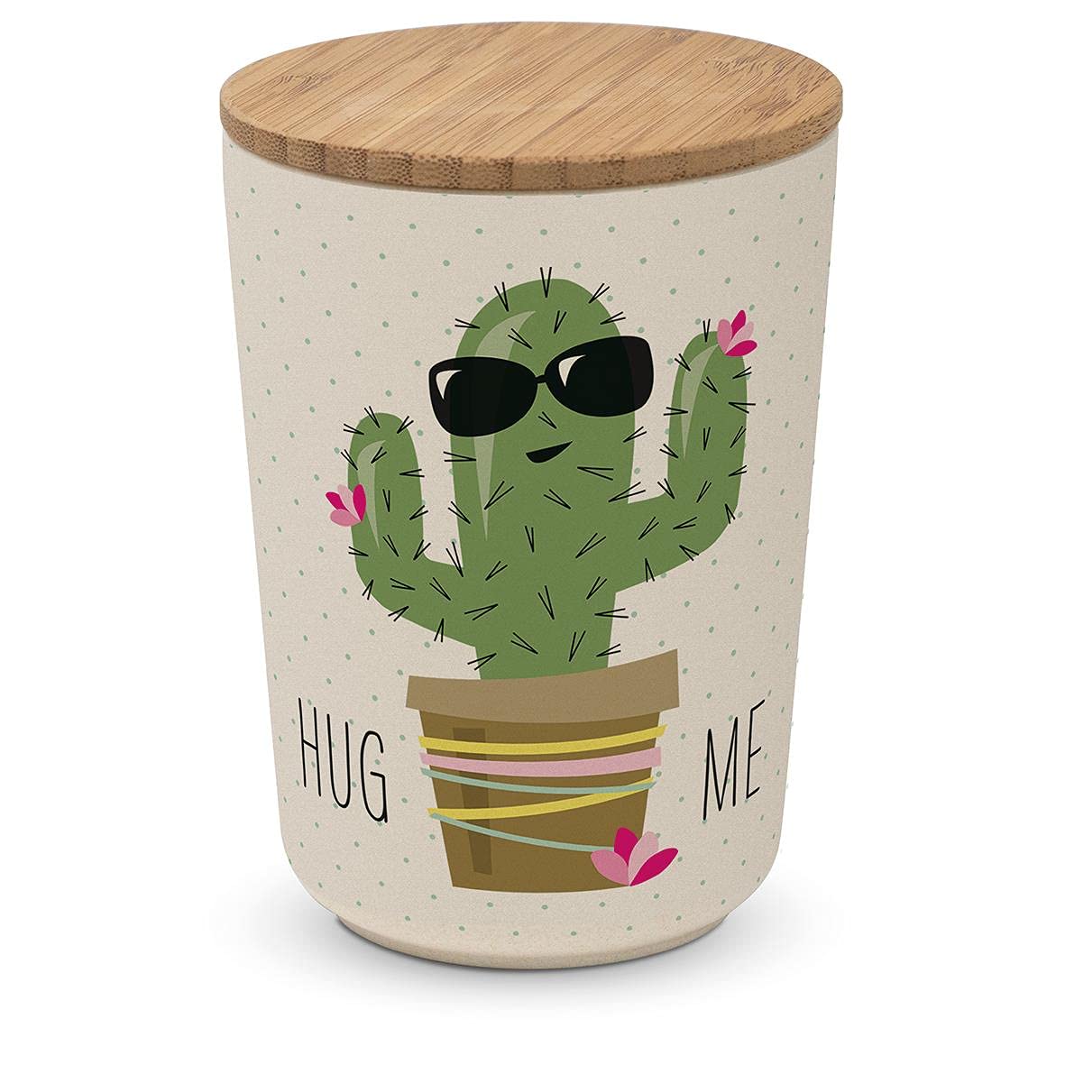Bamboo Hug Me Vorratsdose mit Deckel, Kaktus-Design : Amazon.de: Kche,  Haushalt & Wohnen