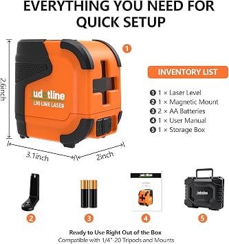 Pocket Cross-line lasers level Green L90 lazer leveler tools