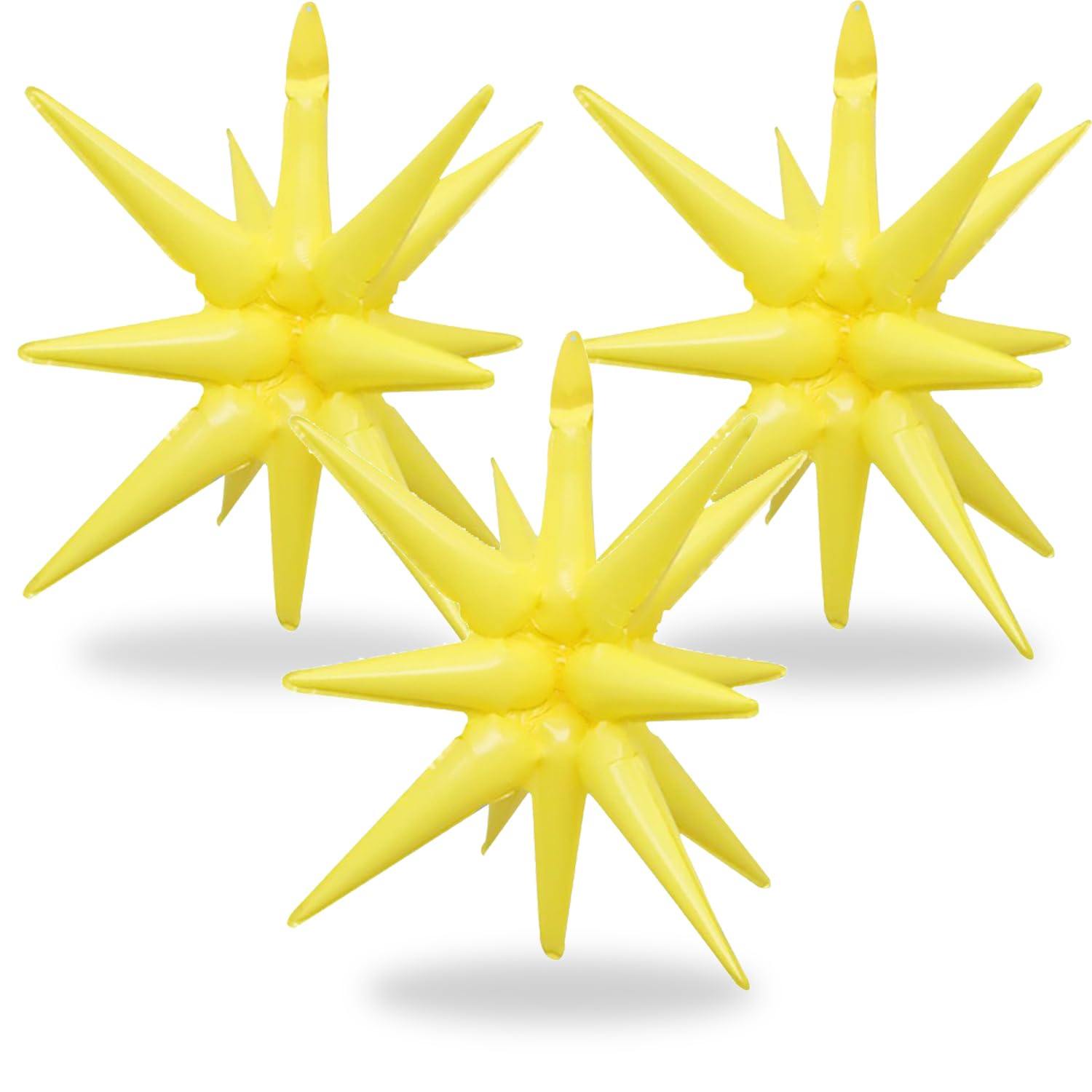 Yellow Star Balloons Birthday Balloons Wedding Balloon Conjoined Star Balloon for Birthday Shower Wedding Bachelorette Yellow Fiesta Party Decorations
