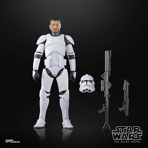 Miniatura 7 de STAR WARS The Black Series Phase II Clone Trooper, The Clone Wars - Figuras de acción de 6 pulgadas, a partir de 4 años
