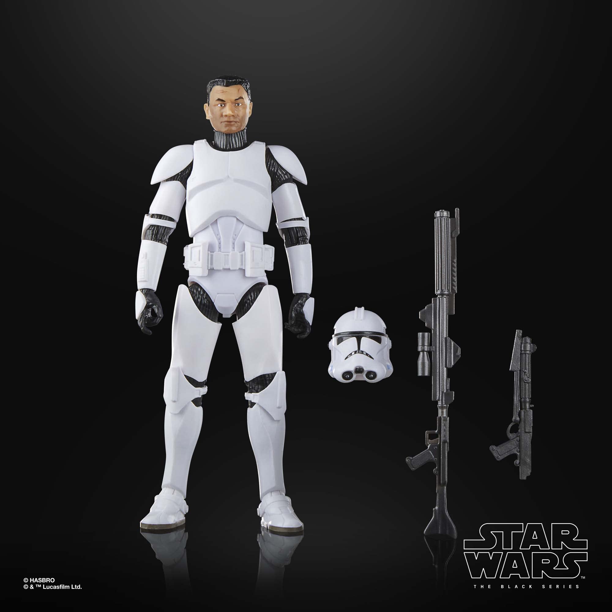Hasbro Star Wars The Black Series - Soldado clon Fase II - Star Wars: The Clone Wars - Figura de acción de 15 cm