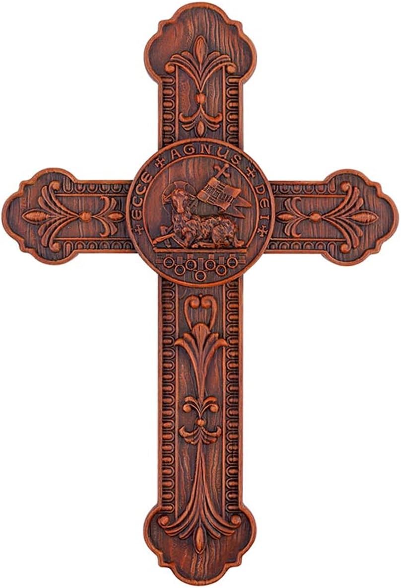 Catholic Christian Brands Agnus Dei - Lamb of God Wall Cross (Pack of 2)