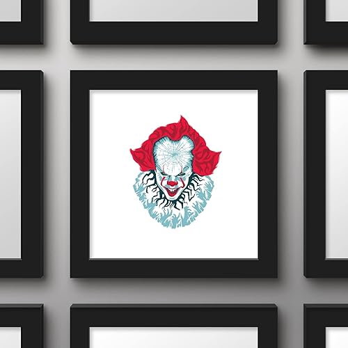 Miniatura 2 de Trends International Gallery Pops IT Chapter Two - Póster ilustrado de pared de Pennywise, 12 x 12 pulgadas, versión de marco negro