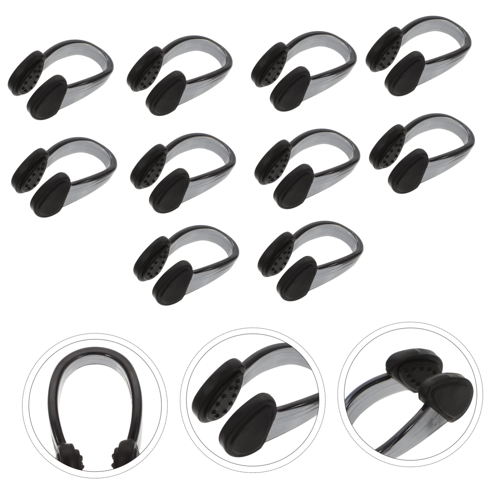 VANZACK Clip para La Nariz De 30 Uds Práctico Suministro De Natación Accesorios para La Piscina Protector De La Nariz Clip De Agua Antiasfixia Abrazadera para La Nariz Clip