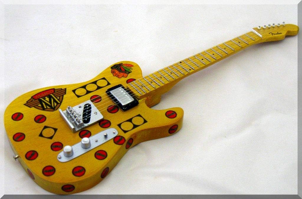 TERRY KATH Miniature Guitar Telecaster CHICAGO w/Guitar Pick