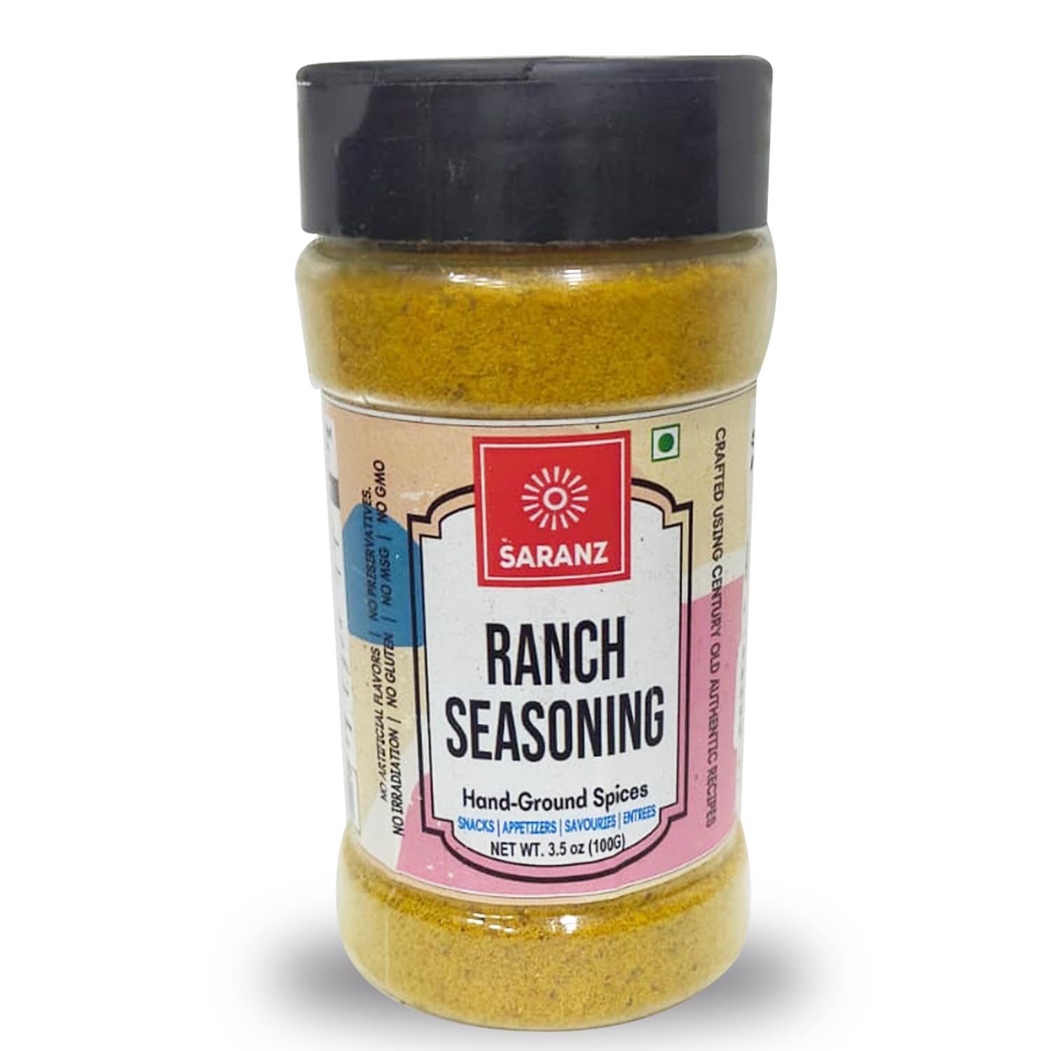 SARANZ Ranch Mix Exotic Seasoning Perfect for Snacks, Appetizers, Savouries|Ranch Mix Seasoning with Fresh Ingredients For Dressing | Aromatic and Flavoured Vegan Seasonings |Used Ranch Mix Seasoning in Sauces, Marinades, Dressing, Snacks-100 Grams S (B09XF2HGVH) Amazon Price History, Amazon Price Tracker