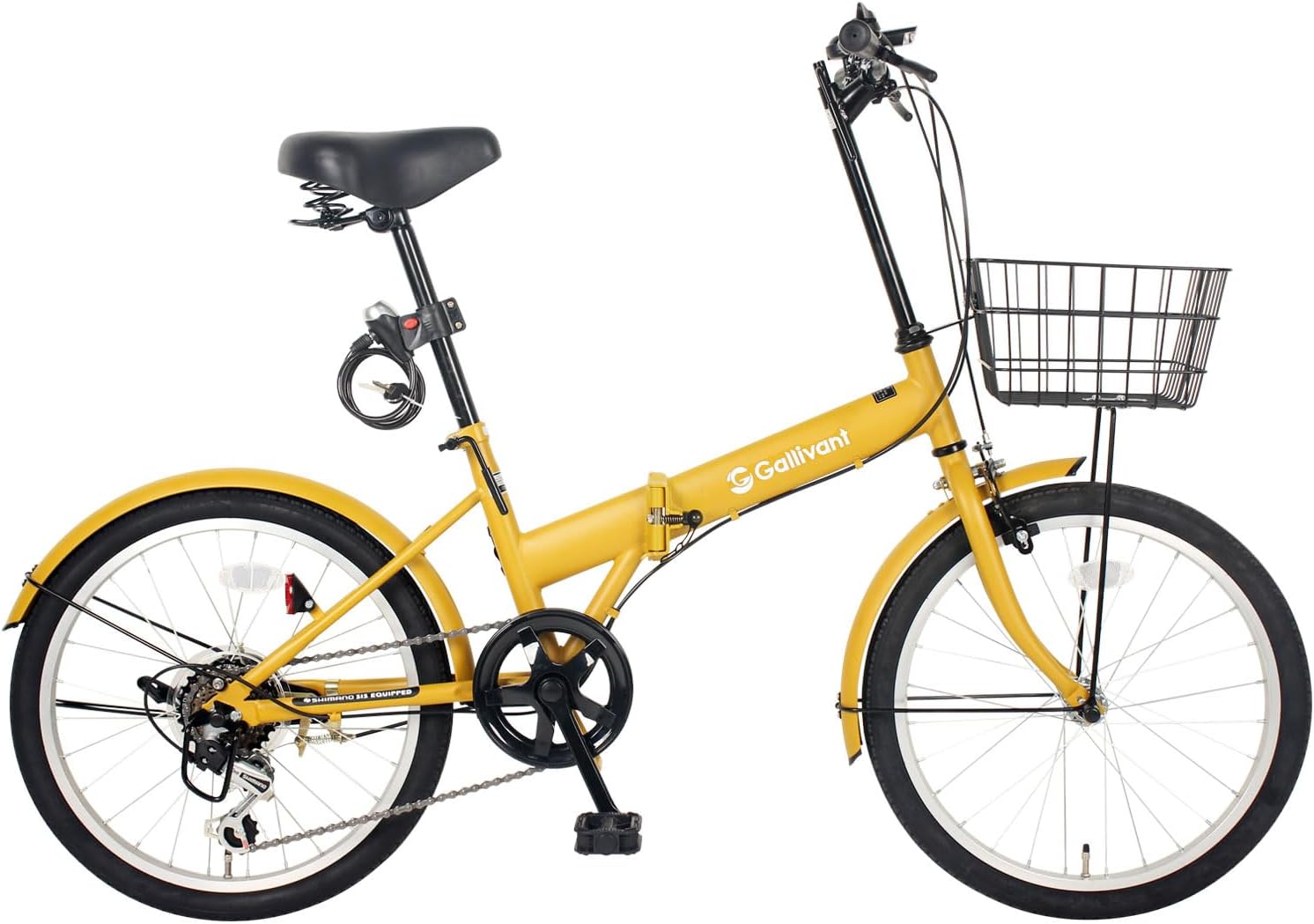Gallivant GV-06 自転車 折りたたみ自転車 20 インチ 6段変速 前後